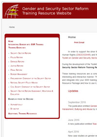 Gender and SSR Training Materials