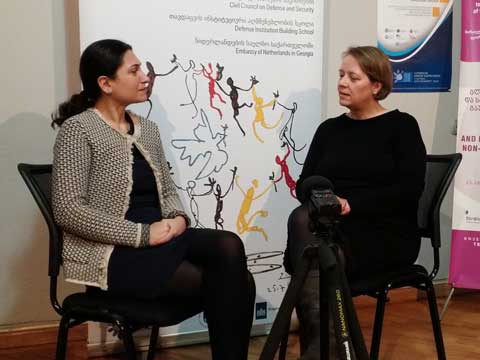 21/11/19 ინტერვიუ სესილია ვან პესკისთან